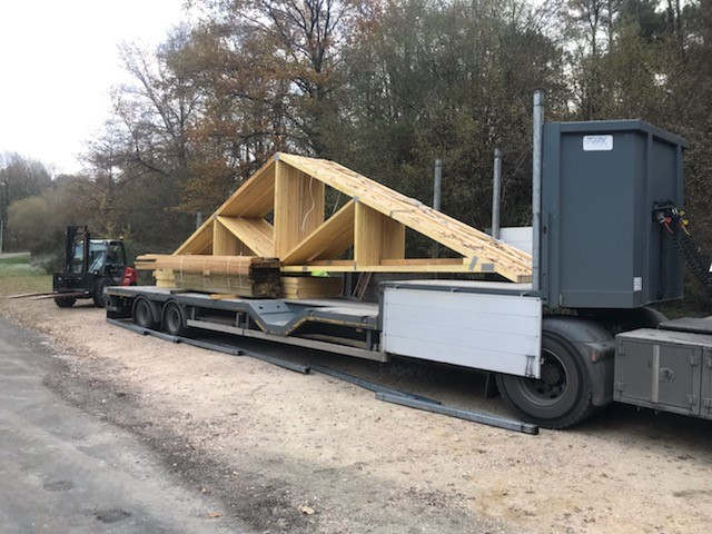 Charpente fabriquée en Dordogne