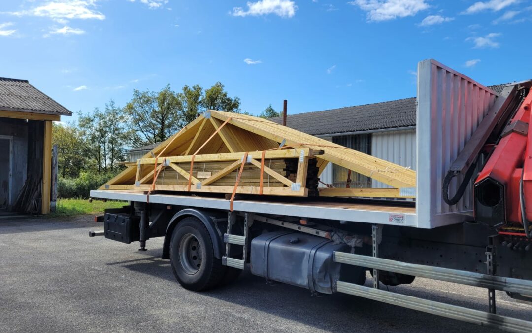 Fabrication d’une charpente industrielle en Dordogne